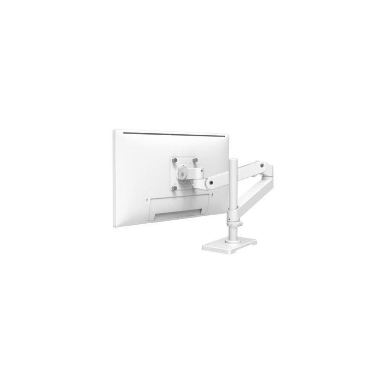 Ergotron LX Pro Series Monitor Mount 34" Max 10kg Capacity VESA 75x75-100x100 Desk Clamp White