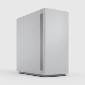 Fractal Design Define One Light Solid Midi Tower PC Case White ATX Support Tempered Glass Side Panel Pre-installed Fans