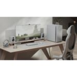 Fractal Design Define One Light Solid Midi Tower PC Case White ATX Support Tempered Glass Side Panel Pre-installed Fans