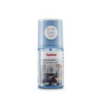Hama 00181405 TV and Scanner Cleaning Kit with Microfibre Cloth 200 ml Blue Anti-static