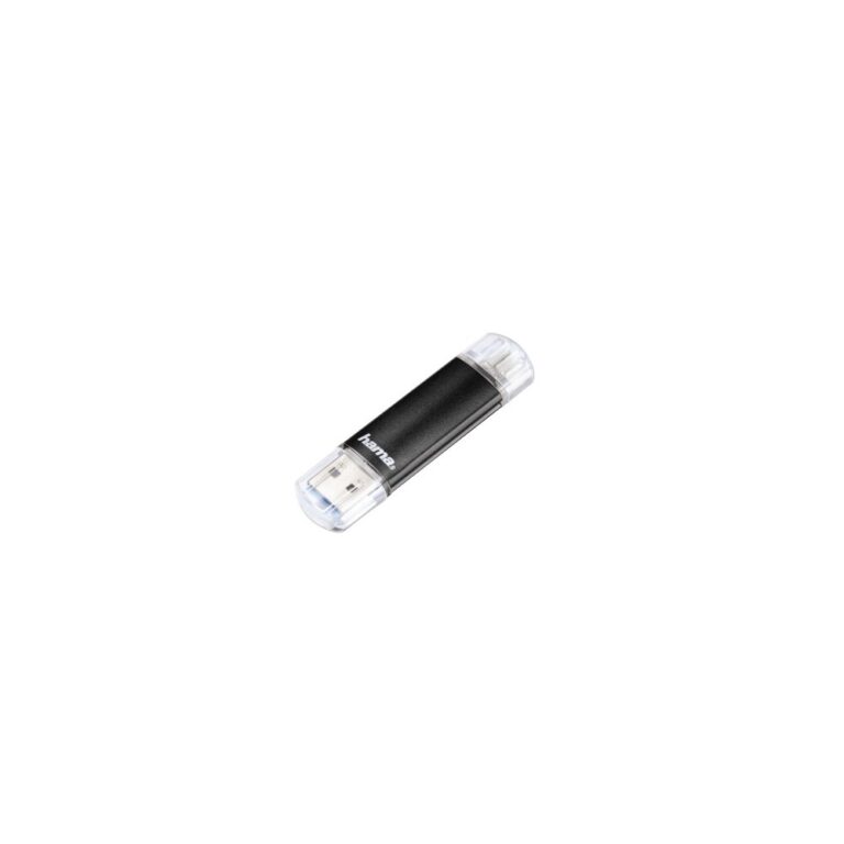 Hama Laeta Twin USB Flash Drive 64 GB USB Type-A Micro-USB 3.2 Gen 1 Black