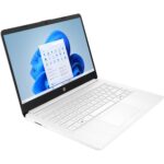 HP 14-dq6000na Laptop 14" HD Intel N150 4GB DDR4 128GB UFS Windows 11 Home in S mode White
