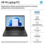 HP 14-dq6000na Laptop 14" HD Intel N150 4GB DDR4 128GB UFS Windows 11 Home in S mode White