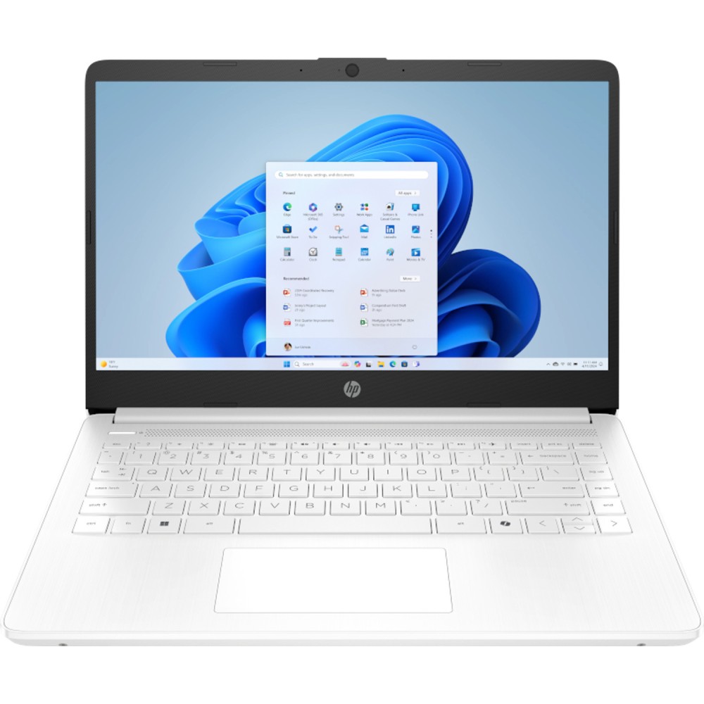 HP 14-dq6000na Laptop 14" HD Intel N150 4GB DDR4 128GB UFS Windows 11 Home in S mode White HP 14-dq6000na Laptop 14" HD Intel N150 4GB DDR4 128GB UFS Windows 11 Home in S mode White