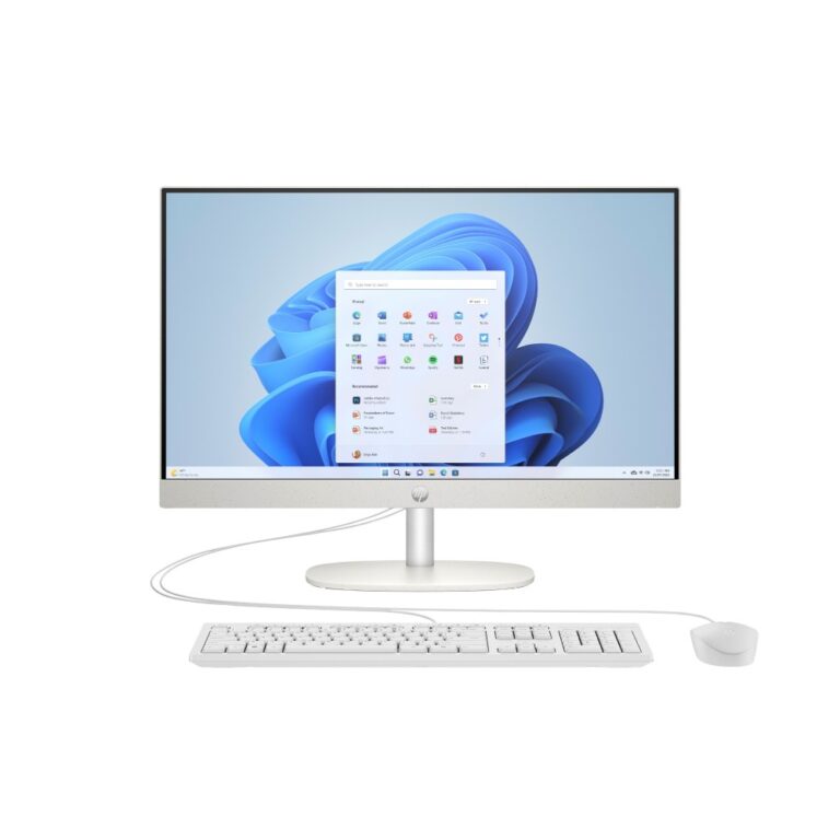 HP 24-cr0002na All-in-One PC AMD Ryzen 7 7730U 8GB DDR4 512GB SSD 23.8" Full HD IPS Windows 11 Home White