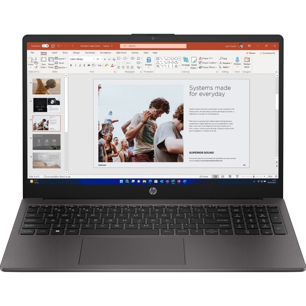 HP 255 G10 AK9U8AT#ABU Laptop 15.6" FHD IPS AMD Ryzen 5 7530U 8GB RAM 256GB SSD Windows 11 Home Dark Ash Silver HP 255 G10 AK9U8AT#ABU Laptop 15.6" FHD IPS AMD Ryzen 5 7530U 8GB RAM 256GB SSD Windows 11 Home Dark Ash Silver