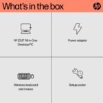 HP All-in-One 24-cr0003na 23.8" IPS 1920x1080 Ryzen 5 7520U 8GB 512GB SSD Windows 11 Home White