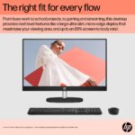 HP All-in-One 24-cr0003na 23.8" IPS 1920x1080 Ryzen 5 7520U 8GB 512GB SSD Windows 11 Home White