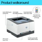 HP Color LaserJet Pro 3202dw Colour Laser Printer with Wi-Fi Ethernet and Auto Duplex