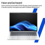 HP EliteBook 8 G1i Laptop 14" WUXGA Intel Core Ultra 7 16GB RAM 512GB SSD Windows 11 Pro Copilot+ PC Silver