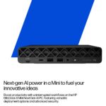 HP EliteDesk 8 G1a Mini PC AMD Ryzen AI 5 340 32GB DDR5 1TB SSD Windows 11 Pro Black Copilot+ PC