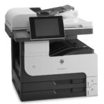 HP LaserJet Enterprise MFP M725dn Mono Laser Printer Print Scan Copy A3 Duplex Ethernet USB Black Grey