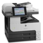 HP LaserJet Enterprise MFP M725dn Mono Laser Printer Print Scan Copy A3 Duplex Ethernet USB Black Grey