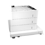 HP LaserJet Paper Feeder Cabinet 3x550 Sheet Capacity White 1650 Sheets Total for Enterprise MFP M631 M632 M633 E625