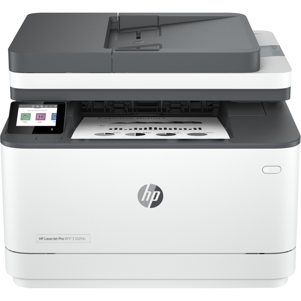 HP LaserJet Pro MFP 3102fdn Mono Laser Printer 33 ppm Ethernet USB Auto Duplex Print Scan Copy White HP LaserJet Pro MFP 3102fdn Mono Laser Printer 33 ppm Ethernet USB Auto Duplex Print Scan Copy White