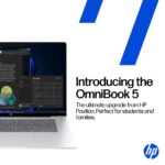 HP OmniBook 5 Laptop 14" 2K OLED Snapdragon X Plus 16GB 512GB SSD Windows 11 Home Silver
