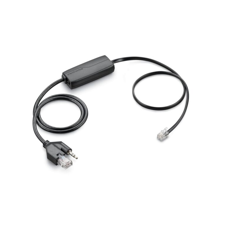 HP Poly APD-80 Electronic Hookswitch TAA Black Single Unit