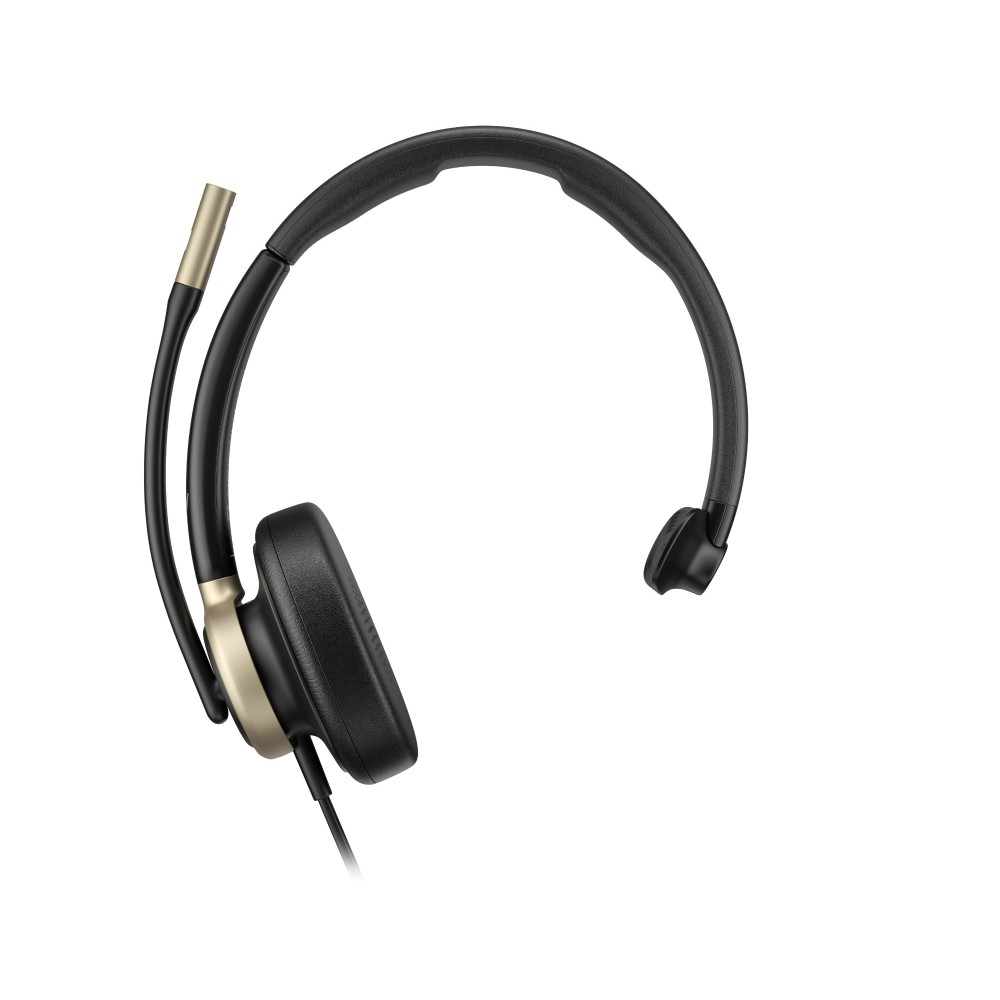 HP Poly Mission 815 Monaural USB Wired Headset with Active Noise Cancelling Boom Microphone Black HP Poly Mission 815 Monaural USB Wired Headset with Active Noise Cancelling Boom Microphone Black