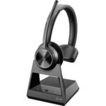 HP Poly Savi 7310-M Headset DECT Wireless Monaural Boom Mic Noise Cancelling Microsoft Teams Certified Black