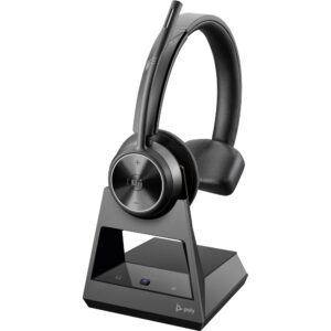 HP Poly Savi 7310-M Headset DECT Wireless Monaural Boom Mic Noise Cancelling Microsoft Teams Certified Black