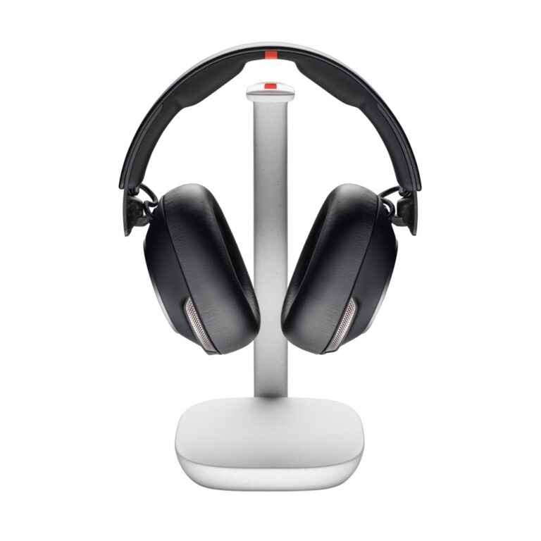HP Poly Voyager Surround 85 UC Wireless Headset Bluetooth USB-C Active Noise Cancelling Microphone Black