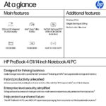 HP ProBook 4 14 G1i AI Laptop Intel Core Ultra 5 225U 14" WUXGA 16GB DDR5 512GB SSD Windows 11 Pro Silver