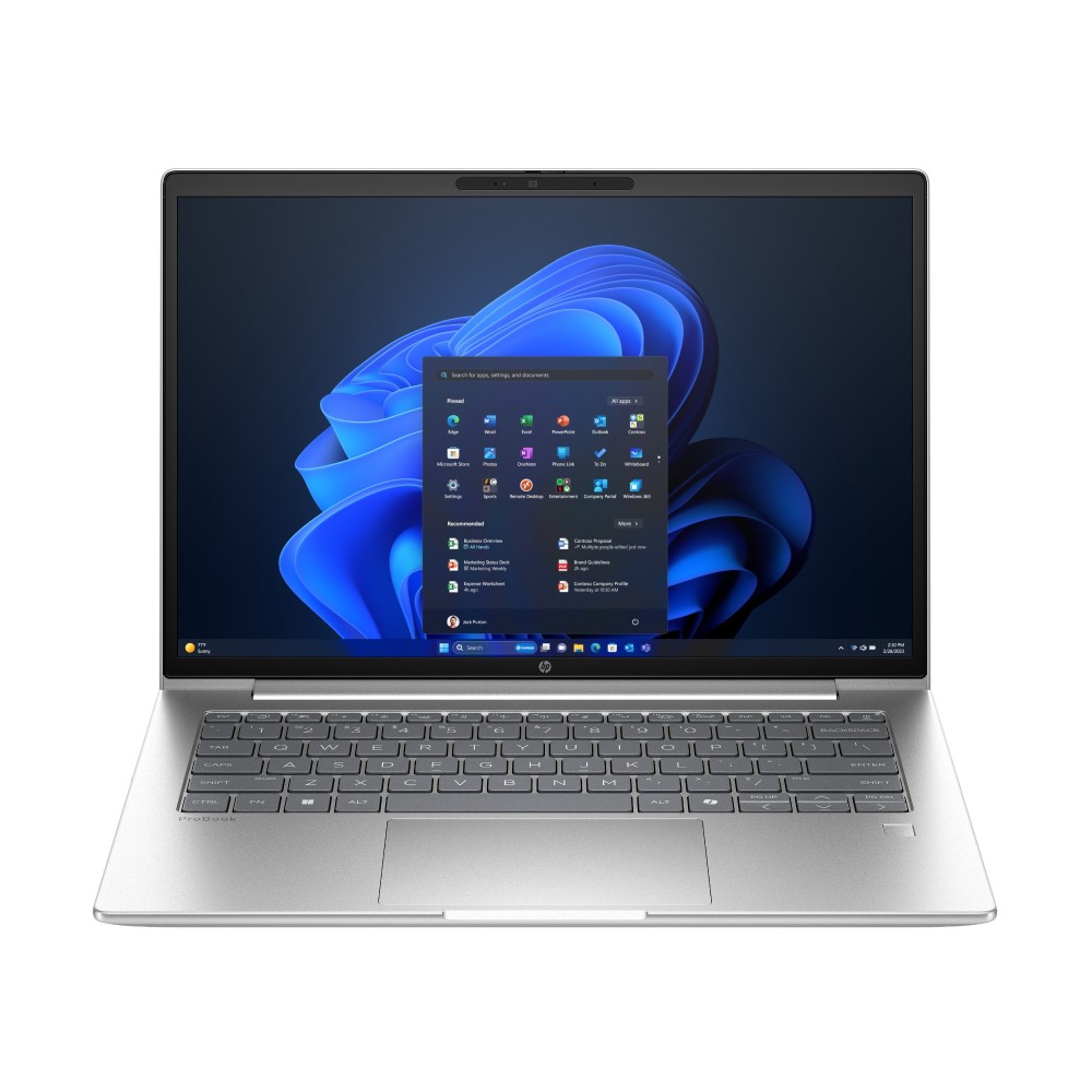 HP ProBook 4 G1i Laptop 14" WUXGA IPS Intel 225U 8GB DDR5 512GB SSD Windows 11 Pro Silver