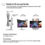 HP Series 7 Pro 727pq 27" QHD Monitor 120 Hz IPS Black