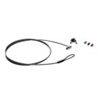 HP Sure Key Cable Lock 1.83 m Universal Notebook Security Lock 2 Keys Black Silver