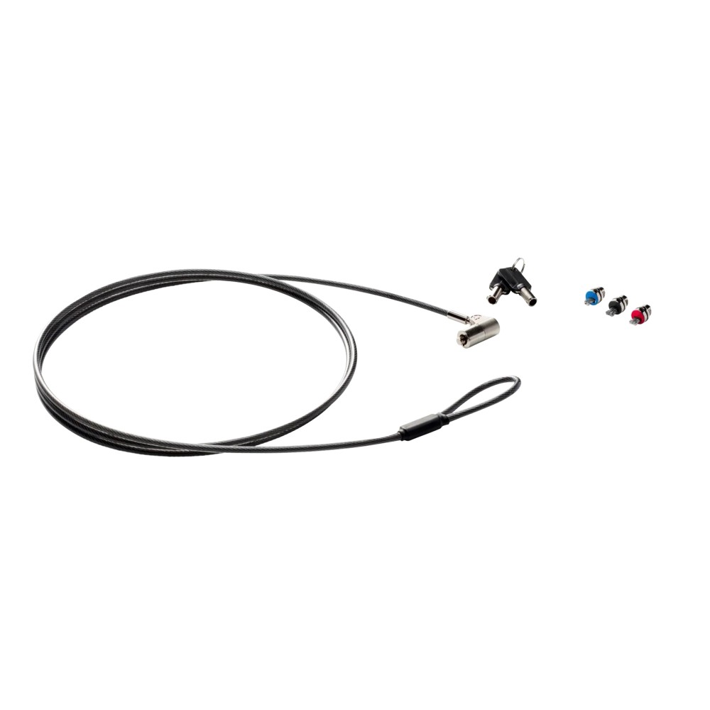 HP Sure Key Cable Lock 1.83 m Universal Notebook Security Lock 2 Keys Black Silver HP Sure Key Cable Lock 1.83 m Universal Notebook Security Lock 2 Keys Black Silver