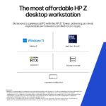 HP Z1 Tower G1i Workstation Intel Core Ultra 7 265 32 GB DDR5 512 GB NVMe RTX A400 4 GB Windows 11 Pro Black