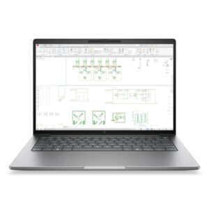 HP ZBook 8 Laptop 14" WUXGA Intel 4 Core 16GB DDR5 512GB SSD Windows 11 Pro Copilot+ Silver