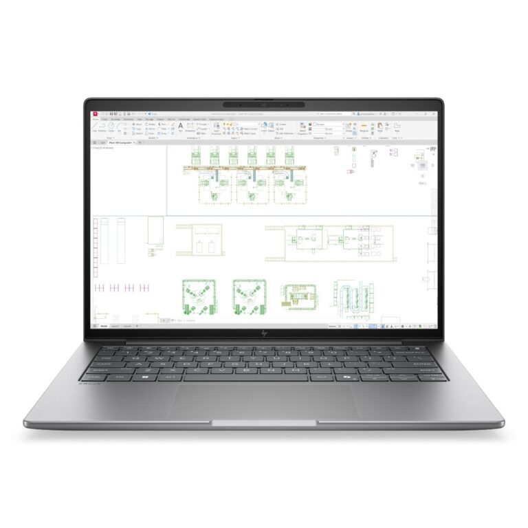 HP ZBook 8 Laptop Intel 386H 14" WUXGA IPS 32GB DDR5 1TB SSD NVIDIA 6GB GPU Wi-Fi 7 Windows 11 Pro Silver