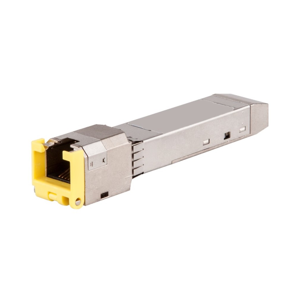 HPE Aruba Networking 10GBASE-T SFP+ RJ45 Transceiver 30m Cat6A HPE Aruba Networking 10GBASE-T SFP+ RJ45 Transceiver 30m Cat6A