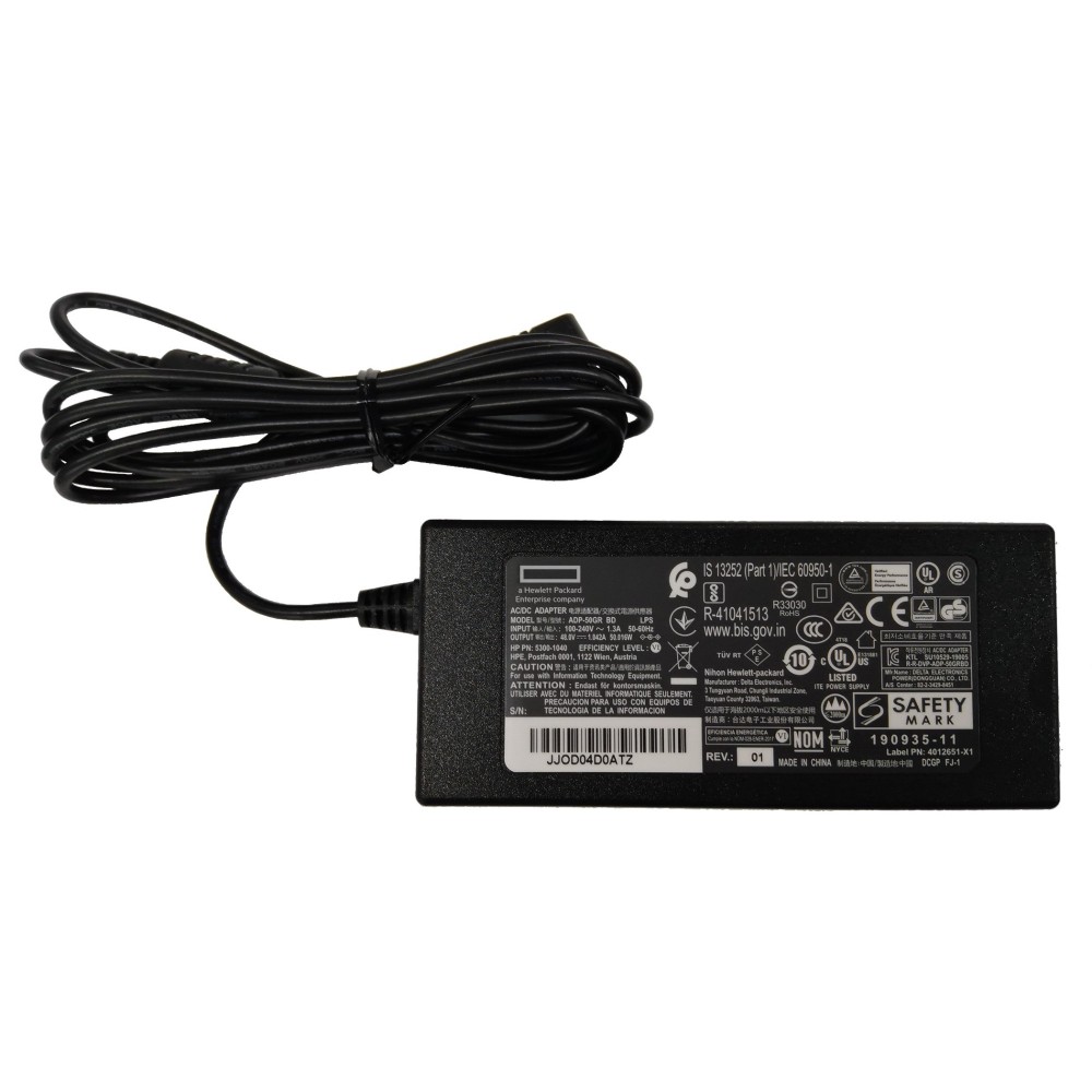 HPE Aruba Networking AP-AC2-48C 48V 50W AC to DC Power Adapter for WLAN Access Point with 1.35/3.5mm Connector HPE Aruba Networking AP-AC2-48C 48V 50W AC to DC Power Adapter for WLAN Access Point with 1.35/3.5mm Connector