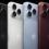 Apple press render of four iPhone 18 Pro phones from behind in black, silver, glacier and burgundy