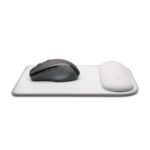 Kensington ErgoSoft Wrist Rest Mouse Pad Standard Grey Faux Leather Gel Cushioned