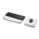 Kensington ErgoSoft Wrist Rest Mouse Pad Standard Grey Faux Leather Gel Cushioned