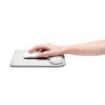 Kensington ErgoSoft Wrist Rest Mouse Pad Standard Grey Faux Leather Gel Cushioned
