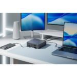 Kensington SD5010T5 EQ Thunderbolt 5 Docking Station 140W Power Delivery 80Gbps Triple 4K Support Grey