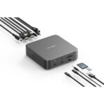 Kensington SD5010T5 EQ Thunderbolt 5 Docking Station 140W Power Delivery 80Gbps Triple 4K Support Grey