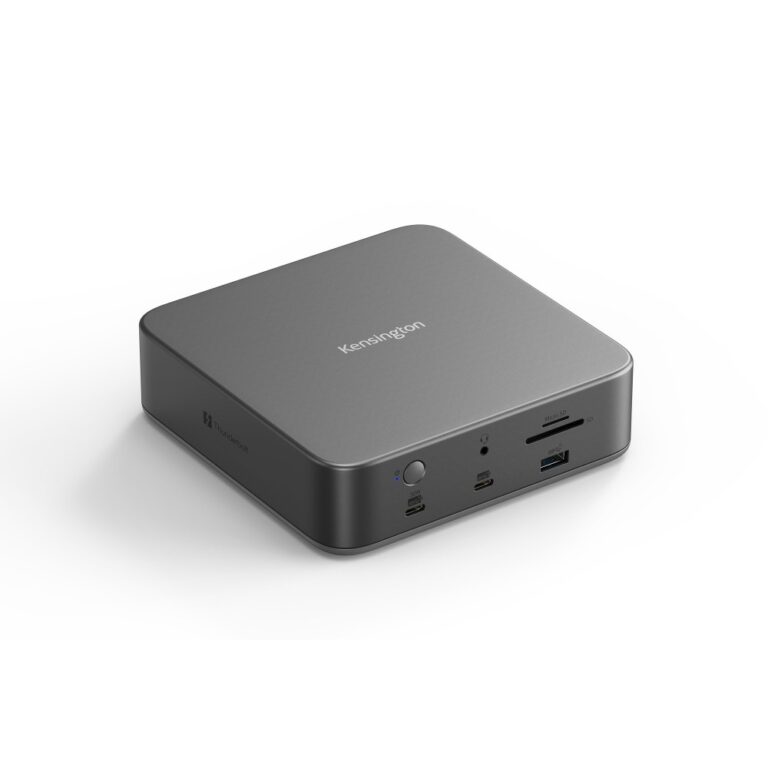 Kensington SD5010T5 EQ Thunderbolt 5 Docking Station 140W Power Delivery 80Gbps Triple 4K Support Grey