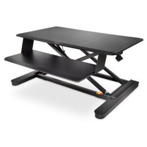 Kensington SmartFit Sit/Stand Desk with Pneumatic Lift and Desk-On-Desk Design for Ergonomic Support