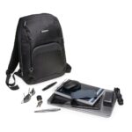 Kensington Triple Trek 14" Backpack for Ultrabooks and Tablets Black Padded Compartments
