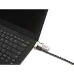 Kensington Universal 3-in-1 Combination Laptop Lock Resettable Dial Carbon Steel Cable for Standard Nano and Wedge Slots