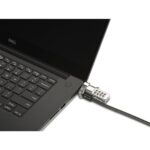 Kensington Universal 3-in-1 Combination Laptop Lock Resettable Dial Carbon Steel Cable for Standard Nano and Wedge Slots