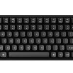 Keychron K2 HE Special Edition in black with wood sides and the UK ISO layout