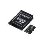 Kingston Technology Industrial microSDHC 32GB U3 V30 A1 100MB/s Read Temperature Proof Black with SD Adapter