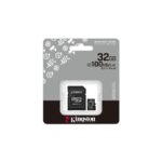 Kingston Technology Industrial microSDHC 32GB U3 V30 A1 100MB/s Read Temperature Proof Black with SD Adapter