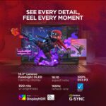Lenovo Legion 5 15AGP11 Laptop 15.3" WQXGA OLED 165Hz Ryzen AI 7 450 32GB DDR5 1TB SSD RTX 5060 Windows 11 Home Black